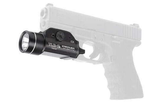 The Streamlight TLR1-1s handgun light is waterproof up to 1 meter for 30 minutes